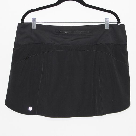 Athleta Run With It High Rise 14" Black Skort Size XL - Picture 4 of 8